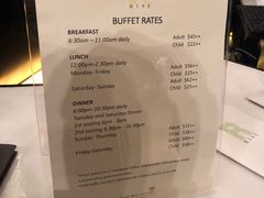 菜单-RISE RESTAURANT(滨海湾金沙店)