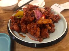 椒香虾仁爆鸡球-陈傻子餐厅(世纪都会店)