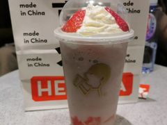 厚牛乳莓莓冻-喜茶(武汉范湖万达广场店)