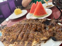 -北京龙庆四季香农家饭庄·灶台鱼·碳烤虹鳟鱼(龙庆峡店)