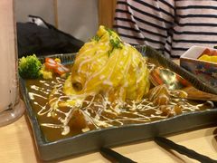 奶香咖喱蛋包饭套餐-隐月· 㐂和食屋(芝罘万达公馆店)