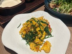 沙漠沙葱炒鸡蛋-耶里夏丽·丝路国际·新疆餐厅(浦东区东方路店)