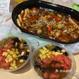蒜香牛蛙&四果汤