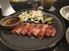 三年金钱火腿配大理手撕乳扇-泓0871臻选云南菜·味庄