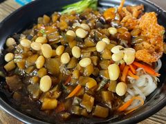 茄子卤面-大姨捞面(新安花园店)