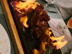 田园澳洲骰子牛肉-蜜桃花开·中西融合菜E&W(南长街店)