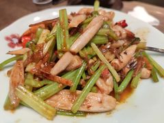 藕带炒虾球-香园茶社·金陵小灶(老门东店)