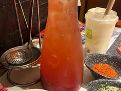 草莓冰饮-哥老官重庆美蛙鱼头(虹口龙之梦店)