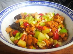 辣子鸡丁煮馍-老西安韩记三鲜煮馍(四府街店)