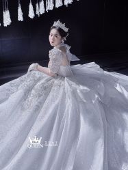 点击看大图 -艾拉·女王婚纱礼服馆
