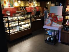 面包甜点陈列柜-星巴克(天津火车站店)