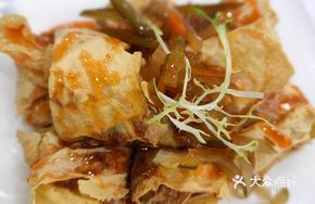 Sweet and Sour Tofu Skin Rolls