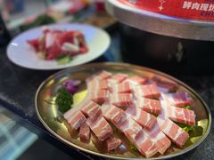 半斤厚切五花肉-秦炉烤肉(财富中心店)