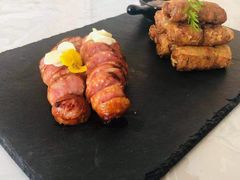 鱼子肠配虾卷-晴天餐厅(星河国际店)