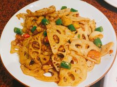 小炒藕片-绿茶餐厅(华联万柳店)