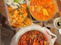 鸡脆骨配饭团-郑阿姨的家·이모네·韩料&烤肉(武川路店)