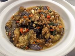 砂窝肉末茄子煲-兰湘子·湘菜小炒(济南领秀城店)