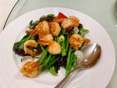 野菌炒凤尾虾-利苑酒家(金宝店)