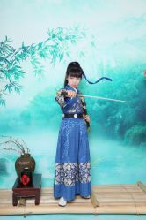 -后宫·古装汉服京剧儿童亲子全家福摄影
