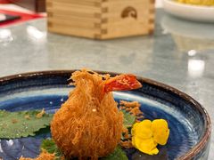 芋泥炸虾球-白天鹅宾馆-玉堂春暖餐厅