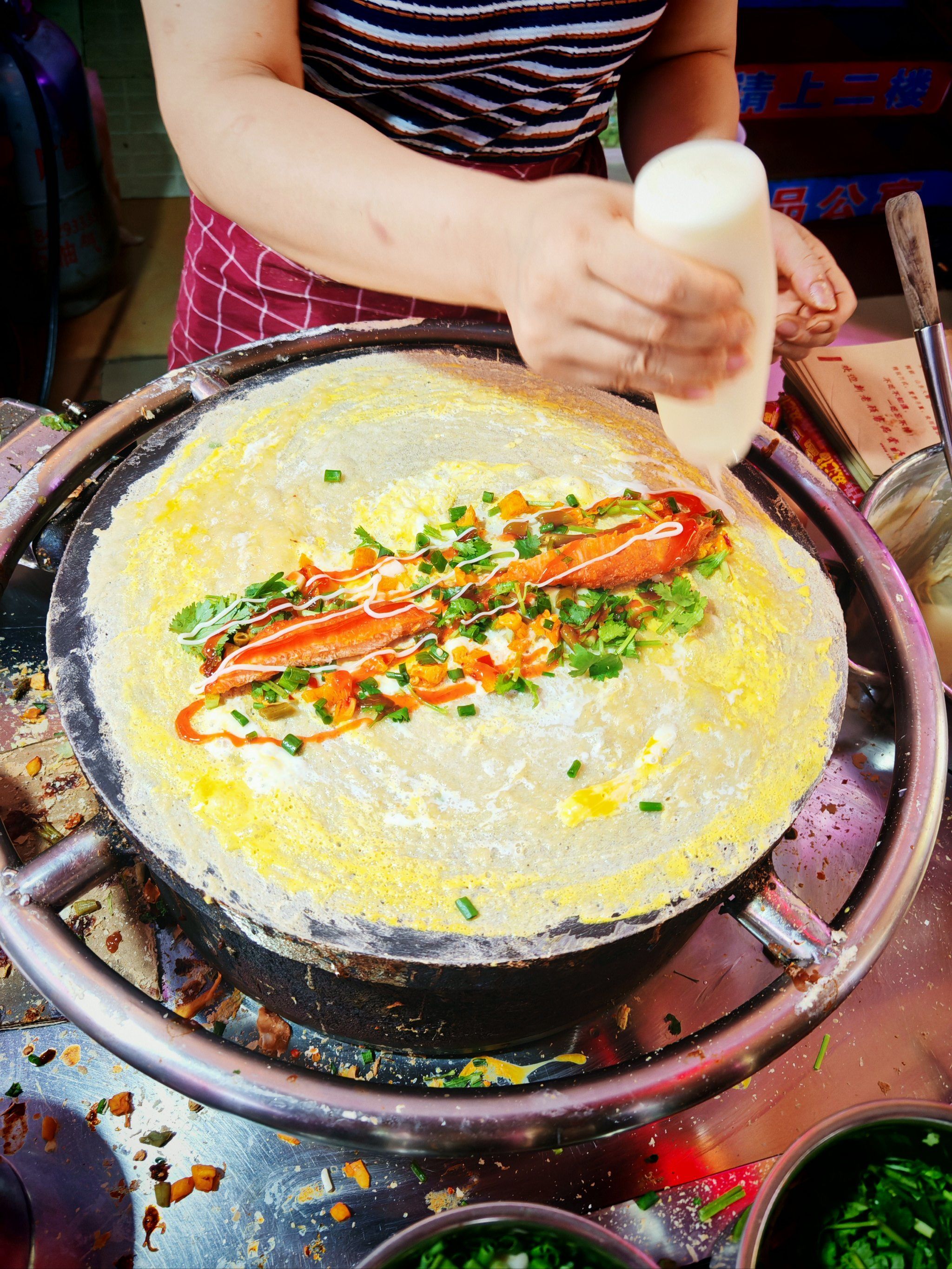 🌮山东杂粮煎饼👉藏在大街小巷的美食