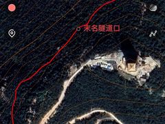 往船山岩画山腰的山路-大伊山景区