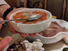 蟹籽鲜虾滑-左庭右院鲜牛肉火锅(浦江欢乐颂店)