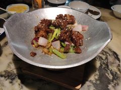 蒜香蜜汁排骨-绿茶餐厅(乐峰广场店)