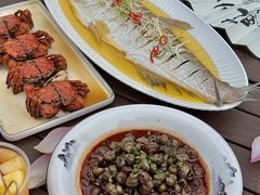 -七的湖·晚芳亭·阳澄湖农家菜·大闸蟹(莲花岛店)