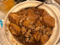 咸肉豆腐煲-新海山海鲜餐馆