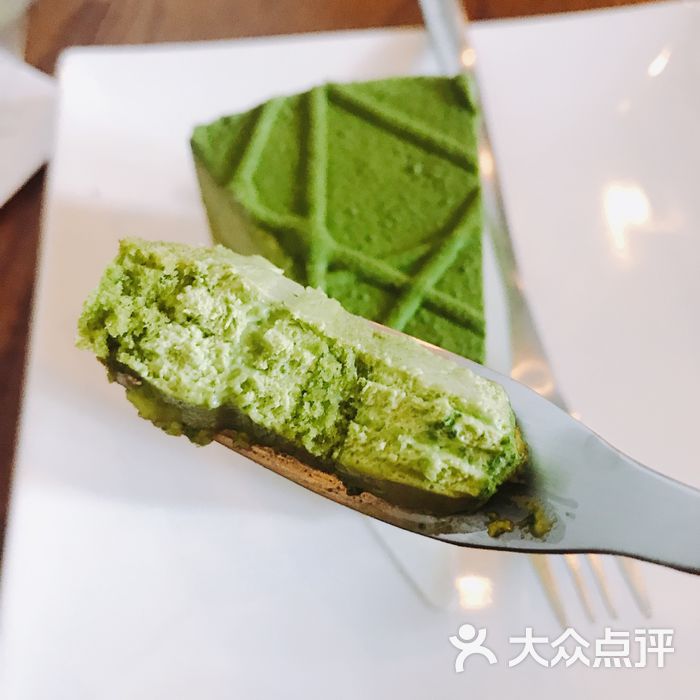 星巴克茶瓦纳抹茶慕斯蛋糕图片-北京咖啡厅-大众点评网