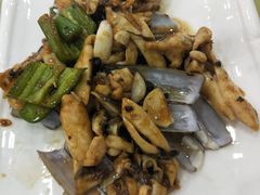 豆鼓炒圣子王-台山美食一绝阿四台山黄鳝饭(阿四创作店)