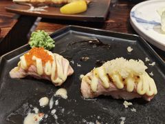 火炙三文鱼寿司四味-鸟鹏烧鸟居酒屋(熙龙湾店)