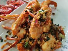 椒盐澳龙-四川小胡子海鲜(丁村万人海鲜广场店)