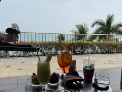 -日落吧·海景咖啡厅·餐酒吧·鸡尾酒·下午茶·乐队表演·浪漫夕阳·三亚文华东方酒店