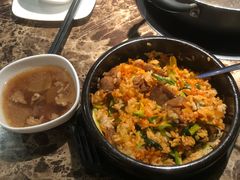 黑毛猪石锅拌饭-猪啊牛呀羊啊铜盘烤肉(正大广场店)