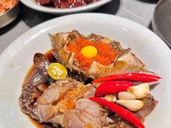-草家酱蟹炭火烤肉店(珲春南路一店)