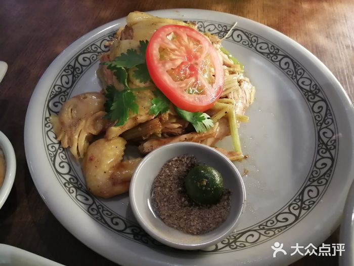 大头虾越式风味餐厅(光明广场店)越式麻油捞鸡图片
