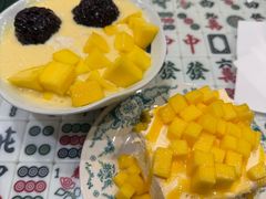 芒果豆花黑糯米-堂屋糖水店(愚园店)