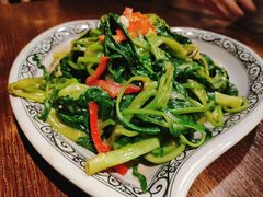 马拉盏炒通菜-大头虾越式风味餐厅(光明广场店)