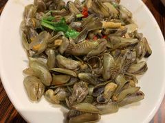金不换炒薄壳米-陈鹏鹏潮汕菜(欢乐海岸 海边景观店)