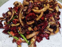 香辣鱿鱼条-华春餐馆(鱼山路店)