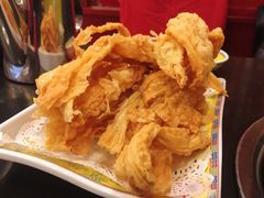 小芦炸腐竹大份-芦月轩羊蝎子(北蜂窝店)