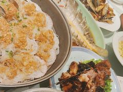 -海派美食·家宴海鲜青岛菜·石锅鲽鱼头(东方城店)