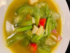 咸肉炒丝瓜-三酉星·枫·山風与野菜(上海总店)