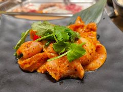 香辣猪颈肉-新石器烤肉(南站店)