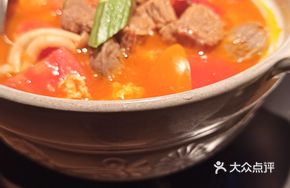 High Mountain Tomato Stew with Beef Brisket and Meatballs