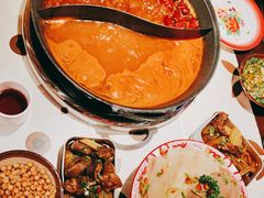 番茄牛油辣鸳鸯锅-江北北火锅馆·公路夜市(魏公村店)