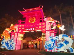 -欢乐海岸椰林沙滩-2025湾区超级灯会