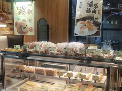 面包甜点陈列柜-泸溪河桃酥(长乐路店)